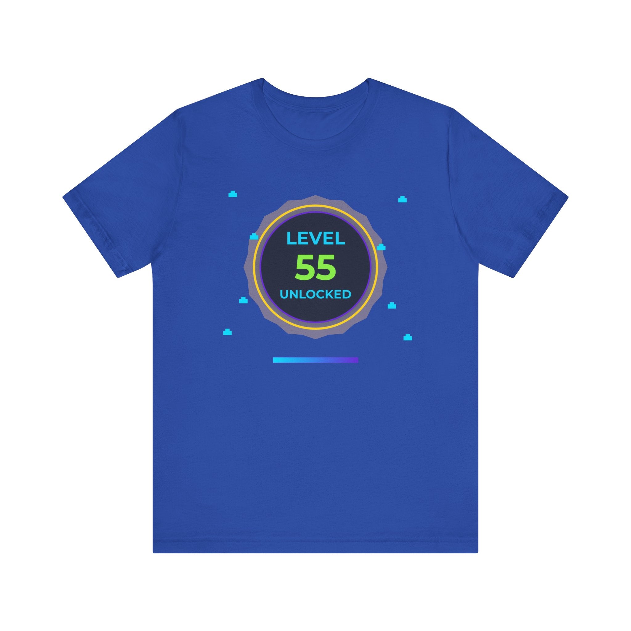 🔥 Level 55 Legend Shirt • Front + Back Design • 55th Birthday Gamer Gift • Retro Gaming Tee • Achievement Badge • Milestone Birthday