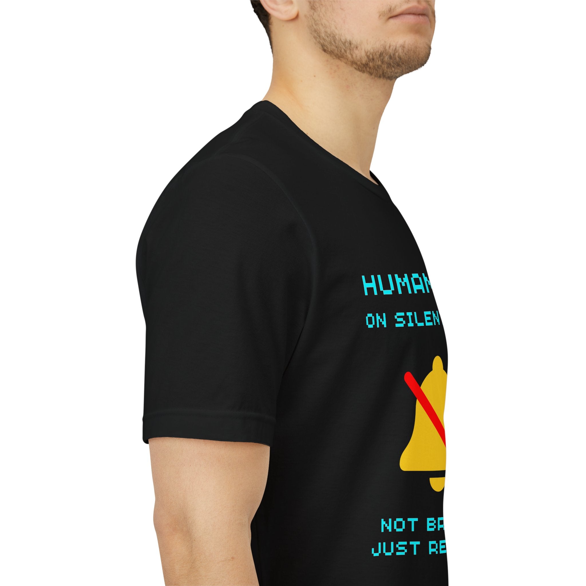 HUMAN.EXE On Silent Mode Shirt – Not Broken, Just Resting (Front & Back Print)